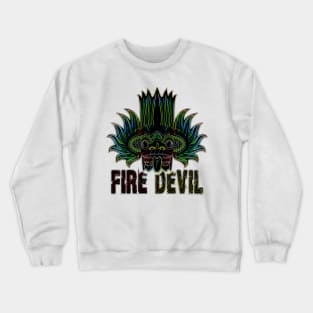 Traditional festival face mask design Crewneck Sweatshirt